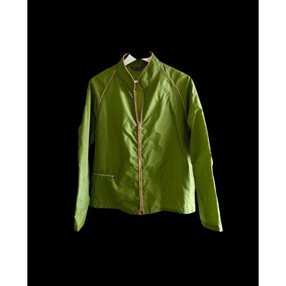Vintage 70s Vintage Full Zip Windbreaker Men's Large‎ Lightweight Green